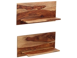 Wall Shelf, Wall Shelves Vidaxl Marrom Madeira (58 X 26 X 20 Cm)