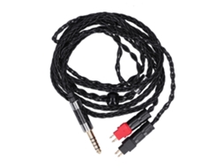 Cabo de áudio prateado com 8 núcleos para Fone Sennheiser HD600 HD580 HD650 4.4mm S/MARCA