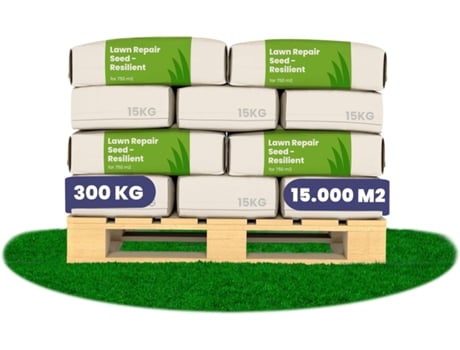 Semente de Grama para Recuperação Resiliente 300 Kg para 1,5 Ha ORGANIFER