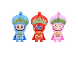 3 Peças De Boneca Com Rosto De Ópera De Sichuan Allinless