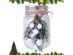 Vela Decorativa De Natal Em Pote, Feita De Soja | Vela De Inverno Decorativa |