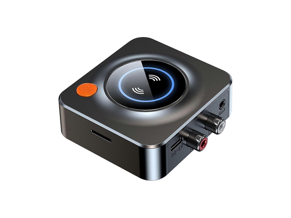 Adaptador De Áudio Aux 3,5 Mm Rca Tf U-disk Microfone Fm Transceptor Sem Fio Visor Led