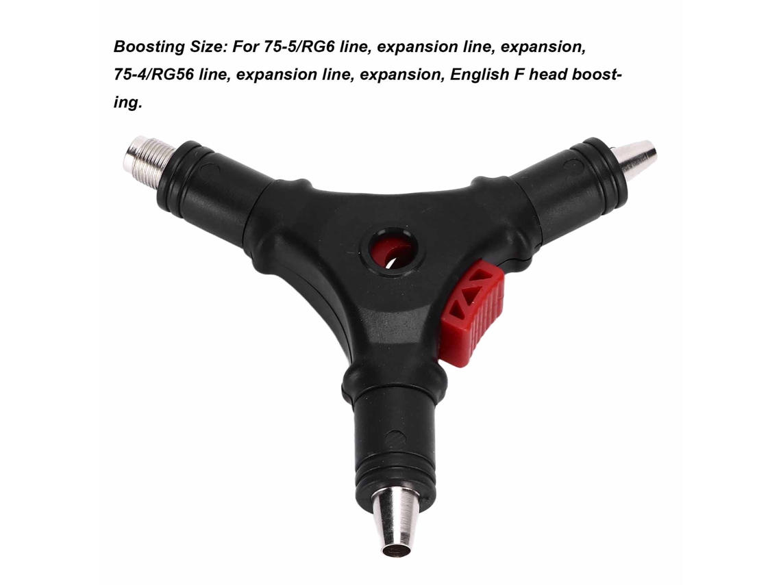 Ferramenta Multifuncional 4 Em 1 Para Cabo Coaxial Rg59 Rg6: Descascador, Compressor, Expansor E Terminal F