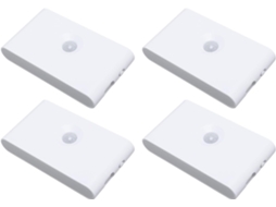 Conjunto De 4 Luzes Noturnas Led Com Sensor Movimento Acouto 2700k
