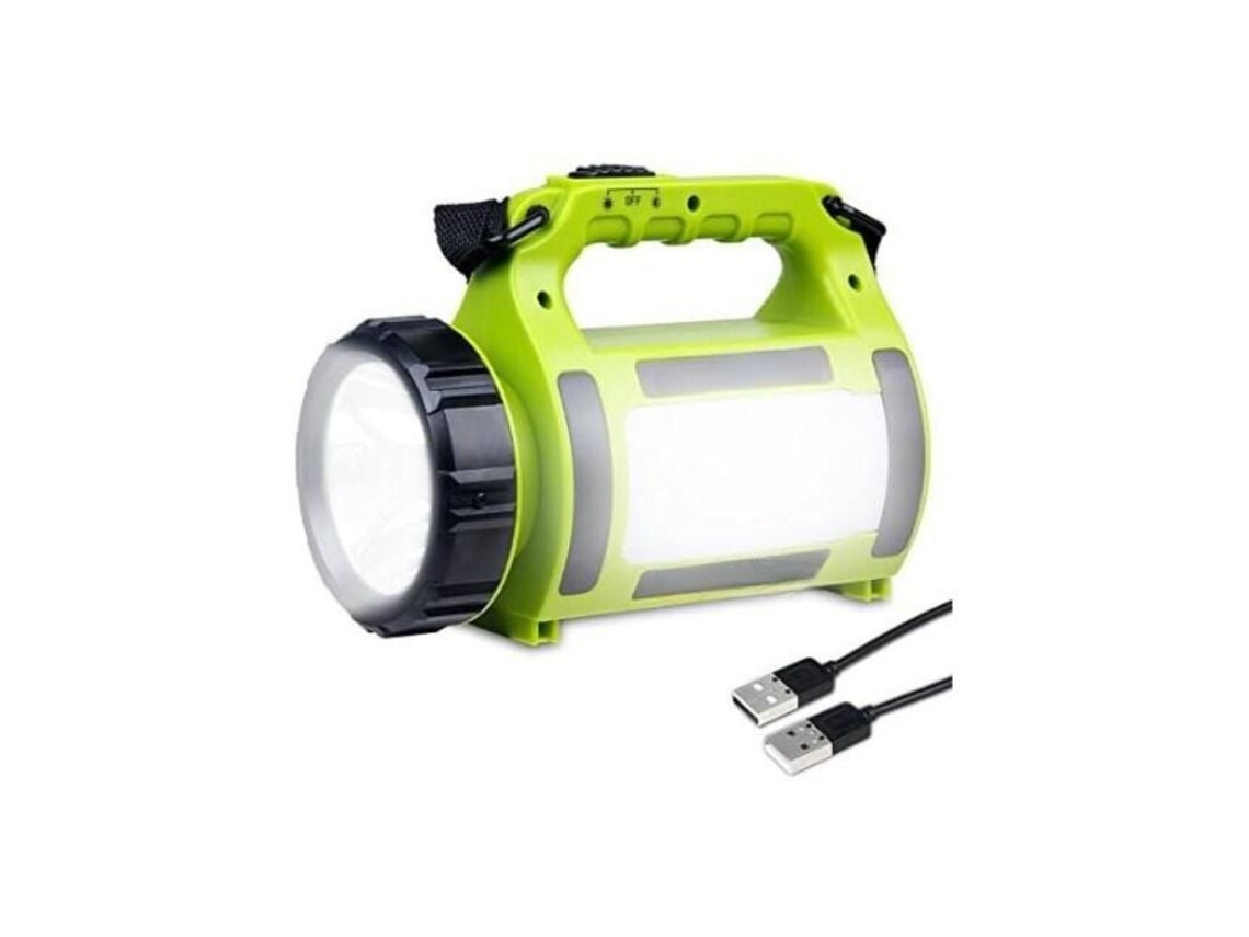 Lanterna Led Recarregável À Prova Dágua, 2600mah Cree Led 3 Em 1, Potente, Portátil, Luz De Acampamento, Lanterna, Cabo Usb Inclu Aquaforge