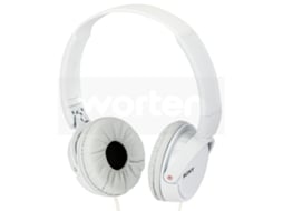 Auscultadores com Fio SONY MDRZX110 (On Ear - Branco)