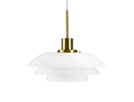 Luminária pendente DL31 opalina/latão DYBERG LARSEN
