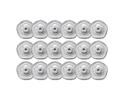 Acessórios Para Aspirador De Pó Robô, Filtro Hepa, Escovas De Substituição E Panos De Mop, 18pcs Oem