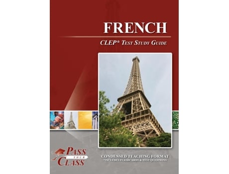 Livro French CLEP Test Study Guide de PassYourClass (Inglês)