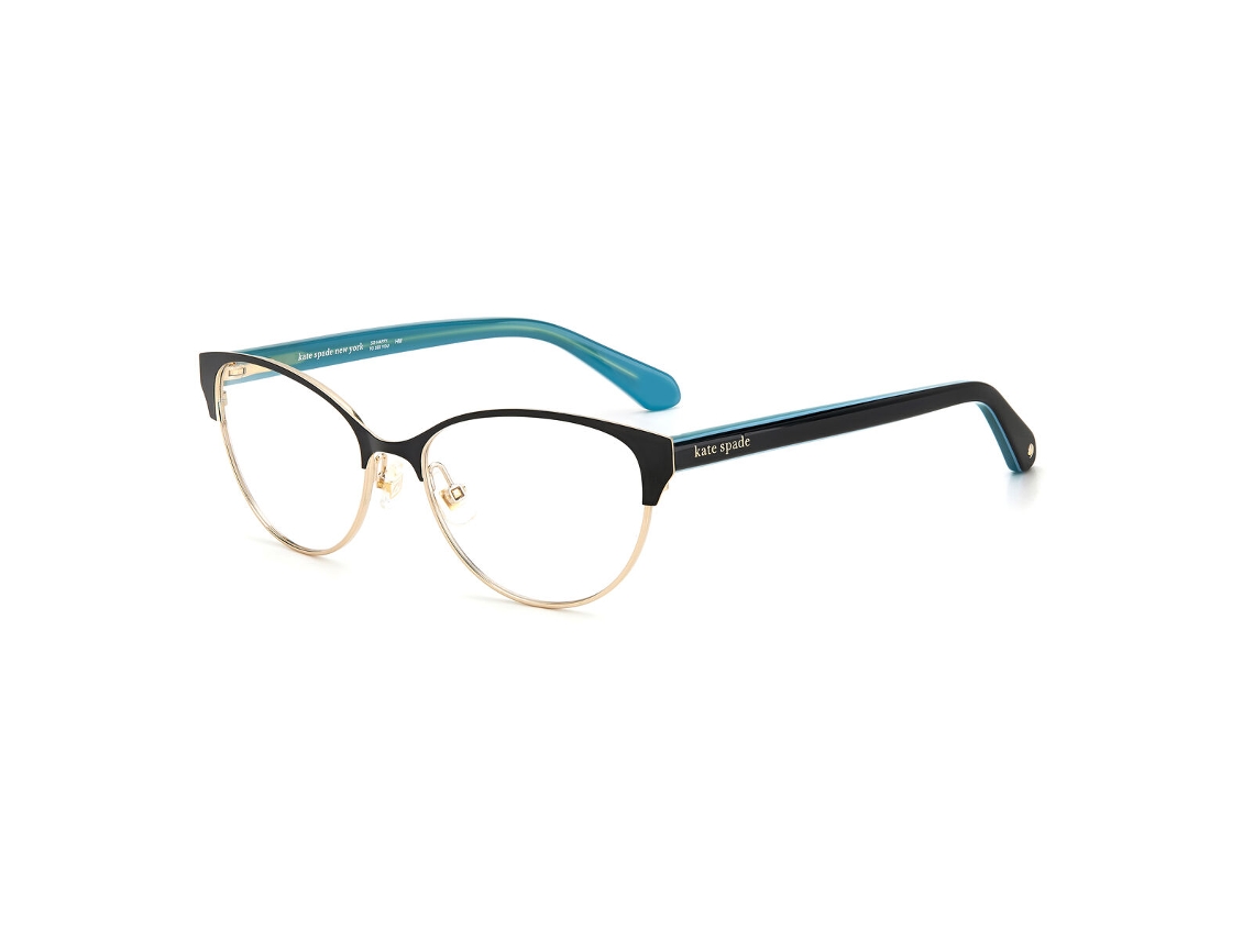 Armação de óculos feminina Kate Spade Emelyn-807f216 (preta - metal - Ø 52 mm)