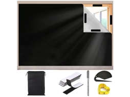 Cortina Blackout Cortável Portátil com Velcro, Sem Perfuração para Quartos, Escritórios e Áticos 150x100cm GERTIZ