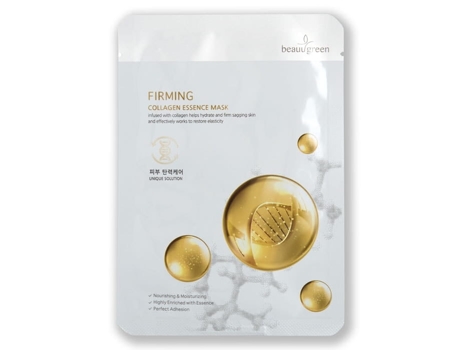 Essência De Colágeno Beauugreen Máscara Facial De Folha