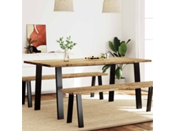 Vidaxl Mesa De Jantar 150x90x75 Cm Madeira De Acácia Maciça
