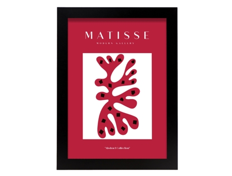NACNIC Coleção Poster Matisse Fauvismo 35 Ilustrações Em Exposição De Arte Em Cor Full Para Decoração Interior A4 Com Estrutura De Cor De Madeira