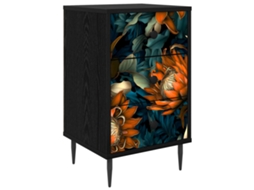 Maison Exclusive - Armário De Cabeceira Lochem Carvalho Preto 36 X 33 X 61 Cm