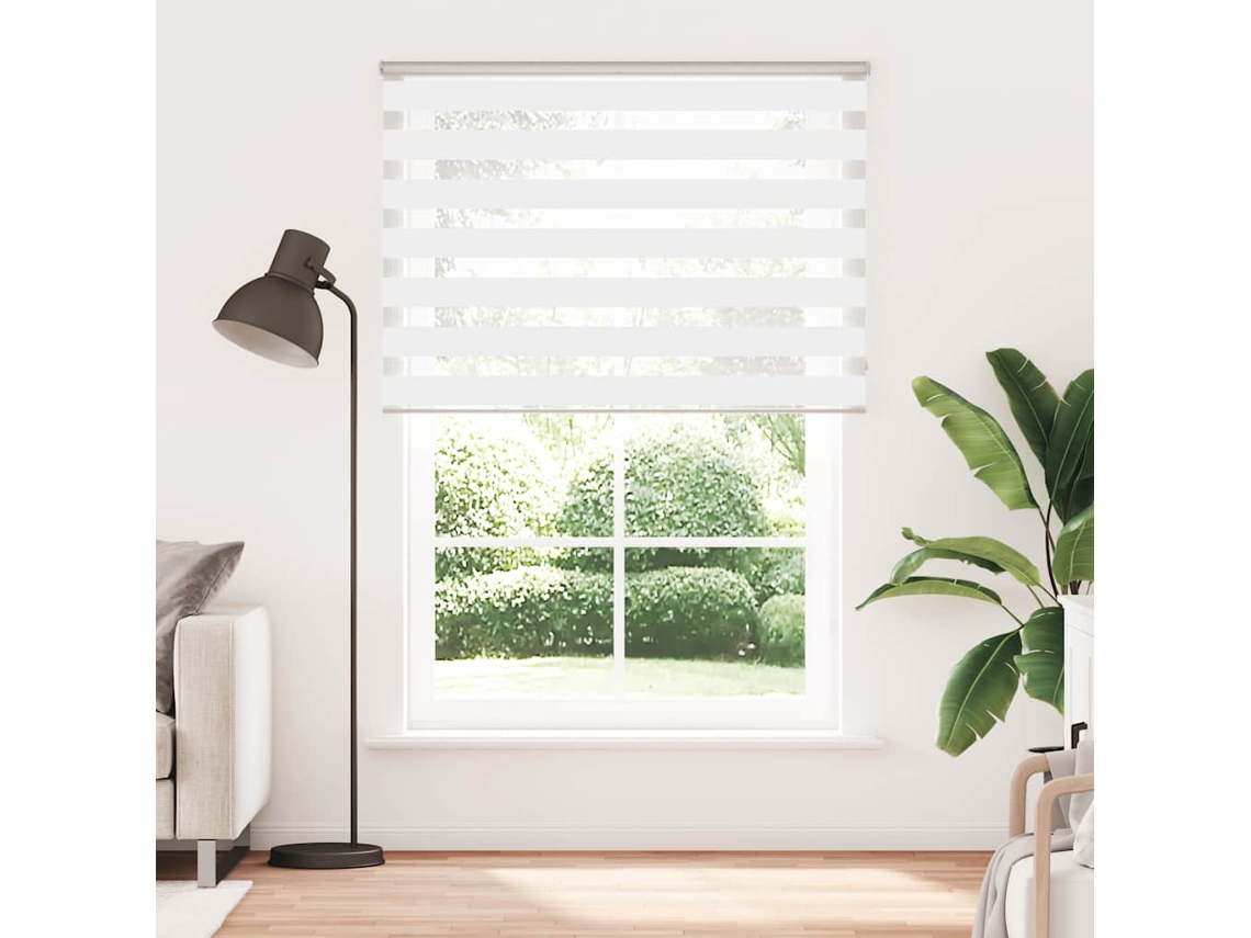 Maison Exclusive - Cortina De Zebra 160x200 Cm Largura Do Tecido 155,9cm Poliéster