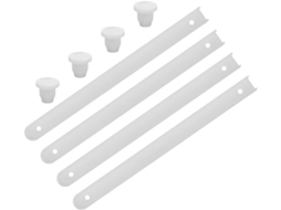 Conjunto De 4 Corrediças Plásticas Para Gavetas, Trilhos De Substituição Para Cômodas E Armários