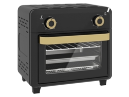 Mini Forno com Convecção, Fritura a Ar, 10L, preto, timer e luz SINI TECH STORE