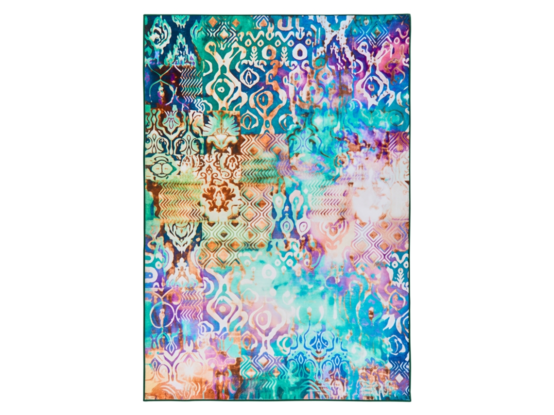 Alfombra Beliani Isvanta De Poliéster Multicolor 140x200