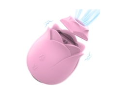 Rose Toy para mulheres, estimulador de mamilo clitoriano-vibrador de ponto G com 9 modos de toque, rosa