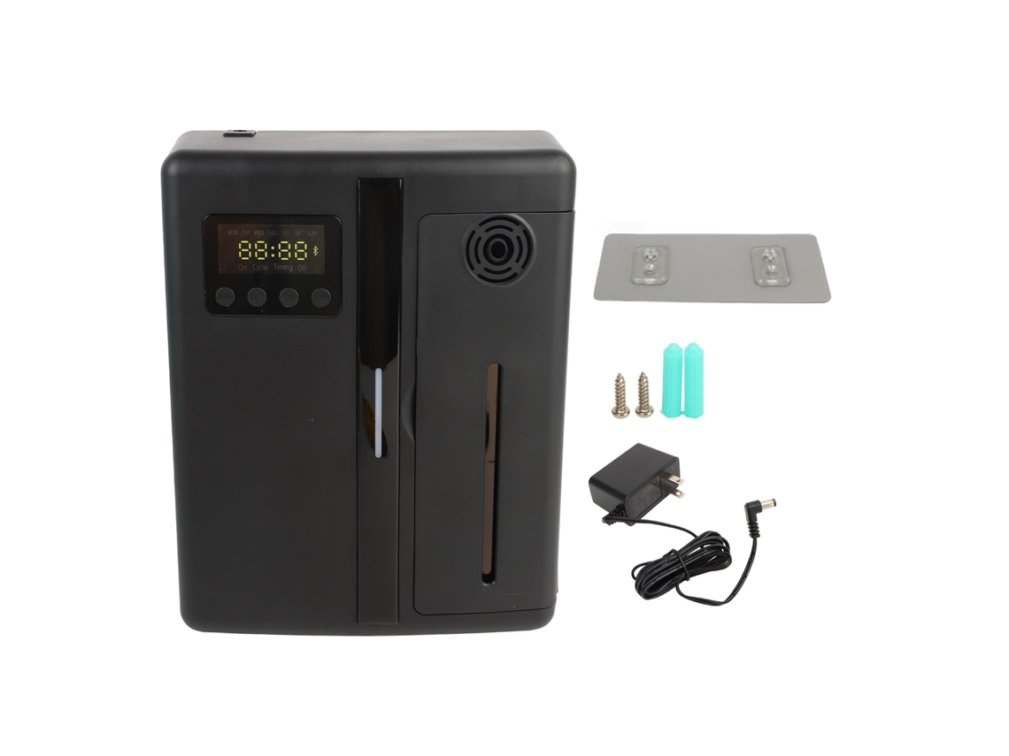 Difusor de óleo essencial aromaterapia inteligente com controle Bluetooth preto para lar hotel