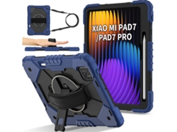 Capa Para Xiaomi Ipad 7 Pro De 11,2 Polegadas Com Proteção Total E Compartimento Para Caneta (azul Marinho) Czhhmart