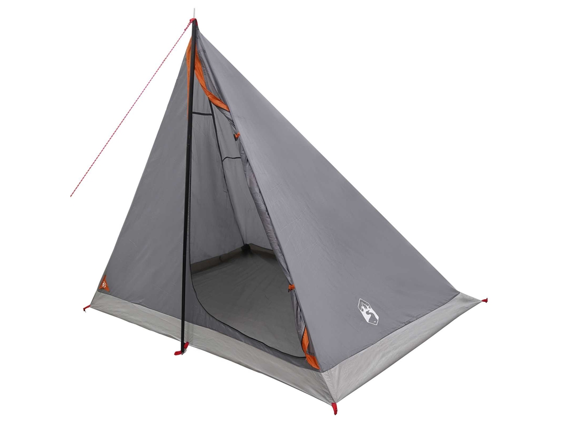 Conjunto 1 Barraca De Camping Vidaxl Cinzento Poliéster (2 Pessoas)