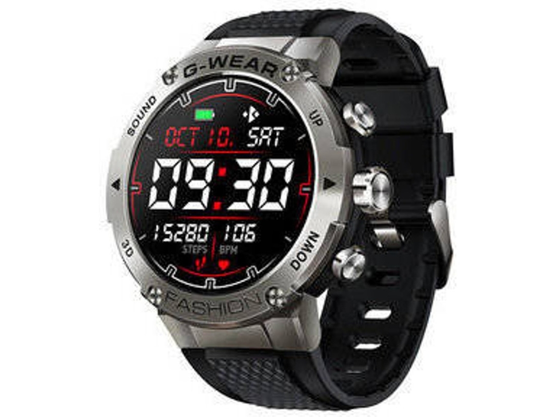 Smartwatch 1.3 Polegadas Relógio Inteligente Completo Digital Esportivo com Bestvite Nível Militar Padrão (cinza)
