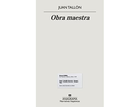 Livro Obra maestra Spanish Edition de Juan Tallón (Espanhol)