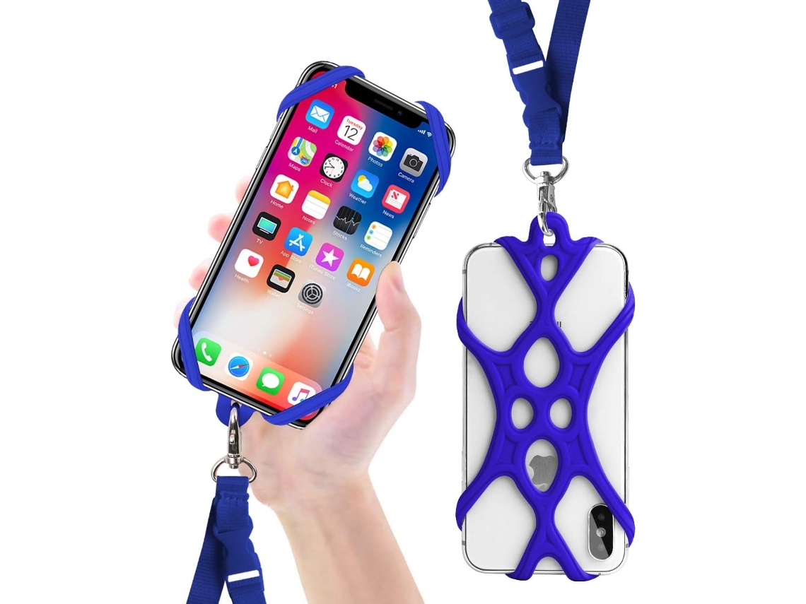 1 Unidade De Cordão Para Celular Com Suporte E Alça De Pescoço Removível, Universal Para Smartphones Iphone 8, 7, 6s E Iphone 6s Plus.