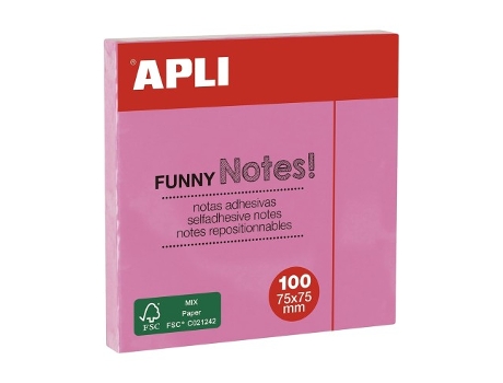Livro Pack 12 Notas Adhesivas 75x75mm Rosa Pastel De Desconocido (espanhol)