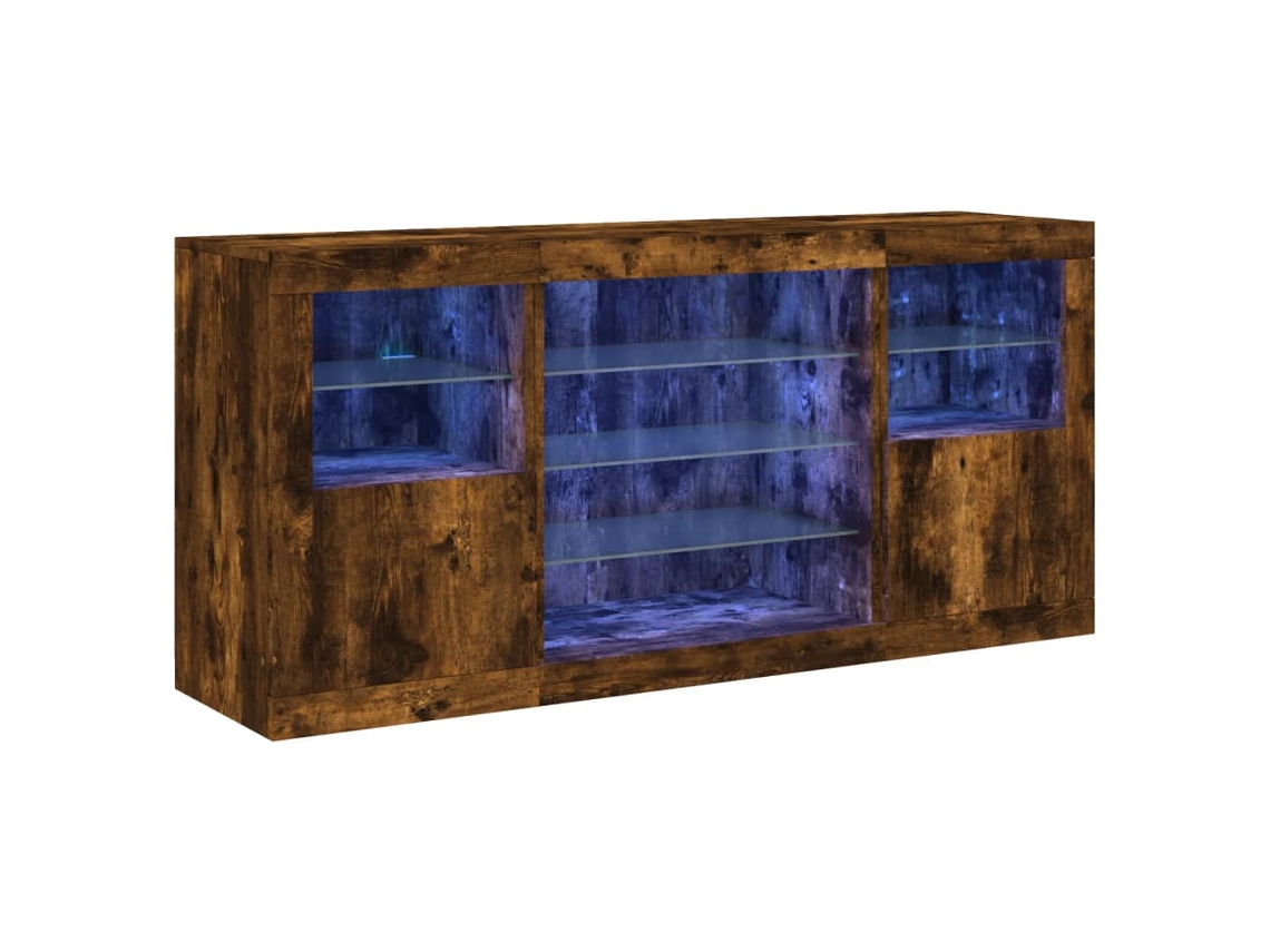 Sideboard, Sideboards Vidaxl Marrom Madeira Processada (n/a)