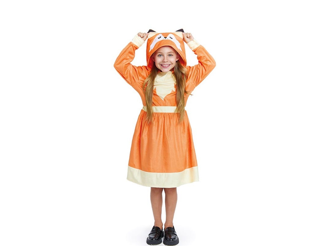 Fato de Zorrito com vestido com capuz para menina e adolescente