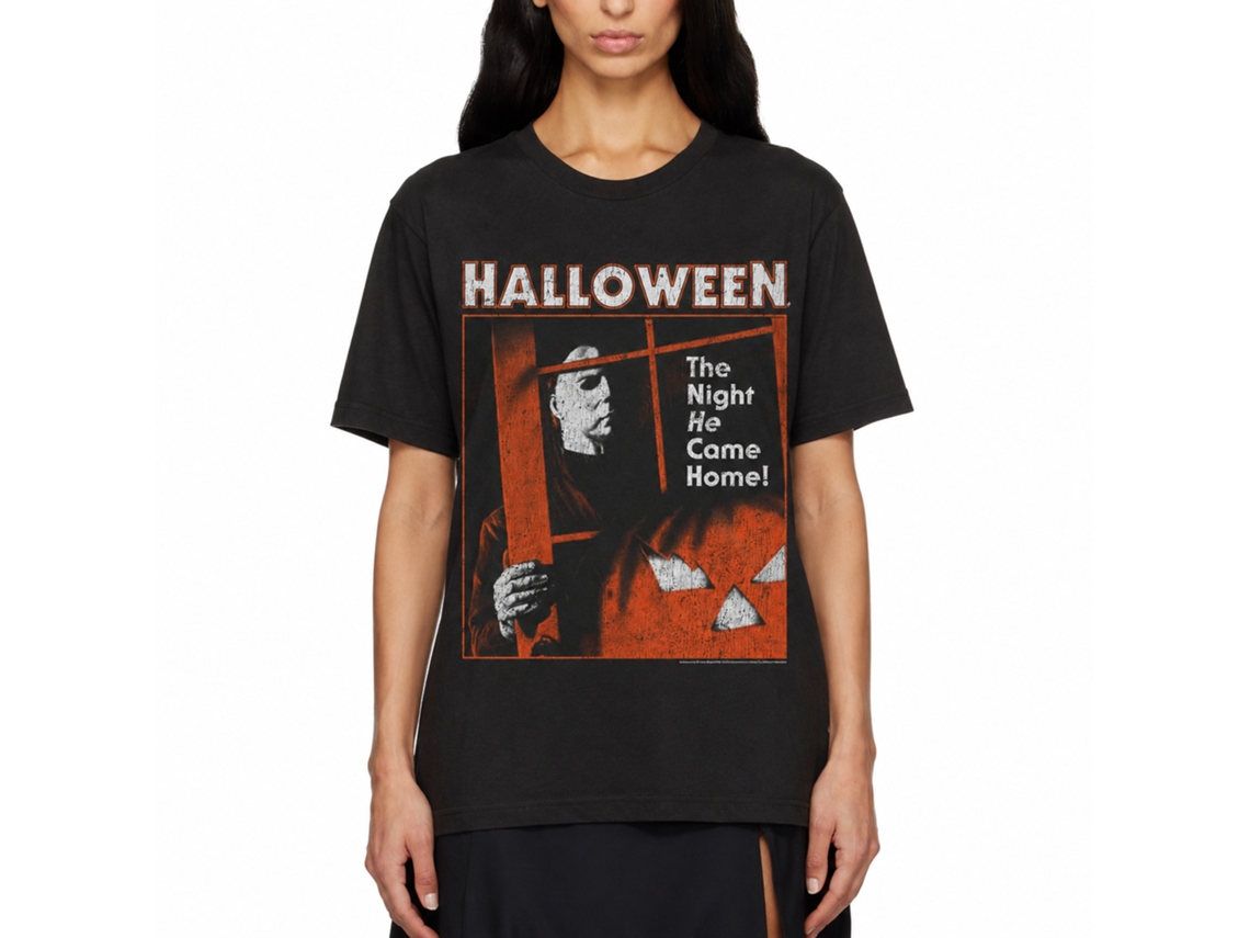 Rockinstone Halloween Coming Home Smoke T-shirt Size:m