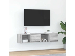 Vidaxl Móveis Tv 2 Pcs 60x31x25,5 Cm Derivados Madeira Cinzento Sonoma