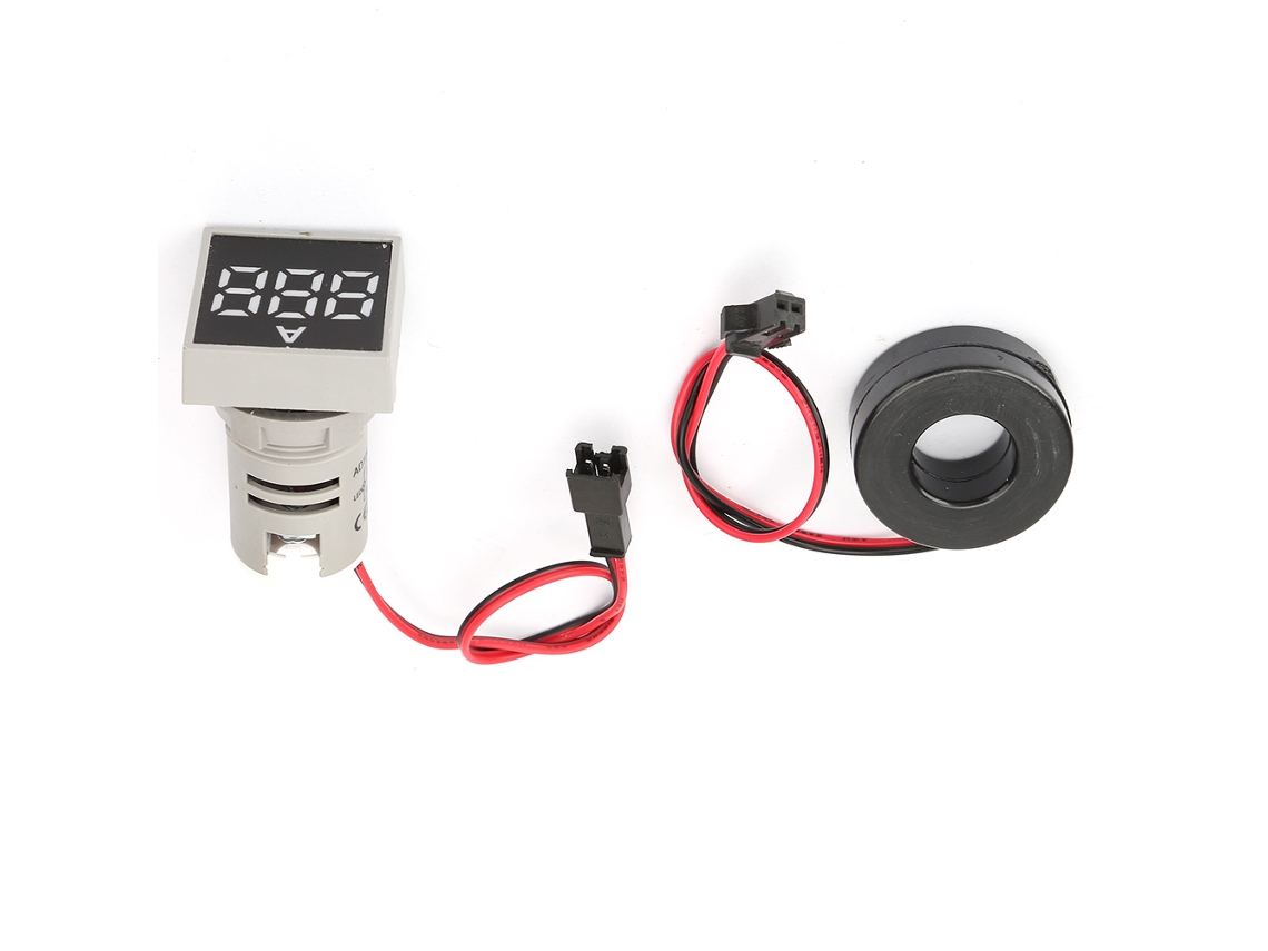 Laxiscreed Medidor Digital De Corrente Com Indicador Led Em Formato Quadrado Para Uso Profissional