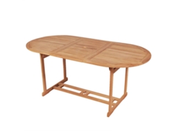 Vidaxl Mesa De Jardim 180x90x75 Cm Madeira Teca Maciça