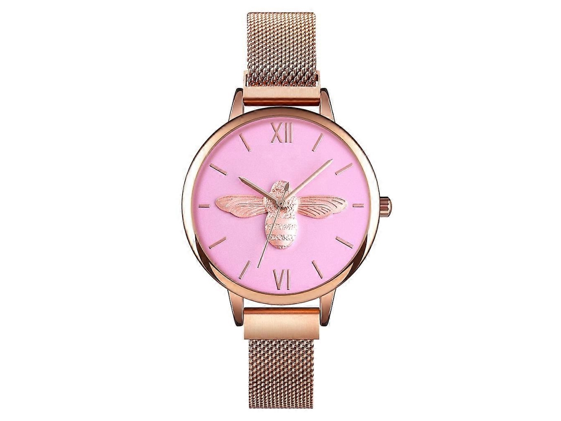 Relógio Feminino Skmei 9212 Fashion Lady Quartz, Ideal Para Estudantes E Mulheres Com Personalidade Marcante. À Prova D'água E Com Pulseira De Rede Ma