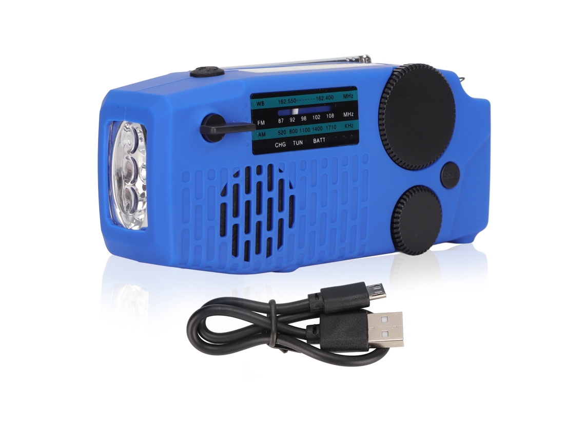 Rádio Emergência Solar LAXISCREED Noaa Am/fm 2000mah