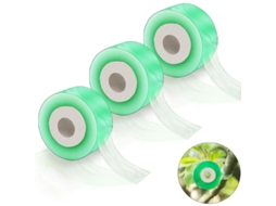 Cinta De Enxerto Transparente Autoadesiva 3 Rolos 100m X 3cm Material Pe Biodegradável Para Jardim E Viveiro