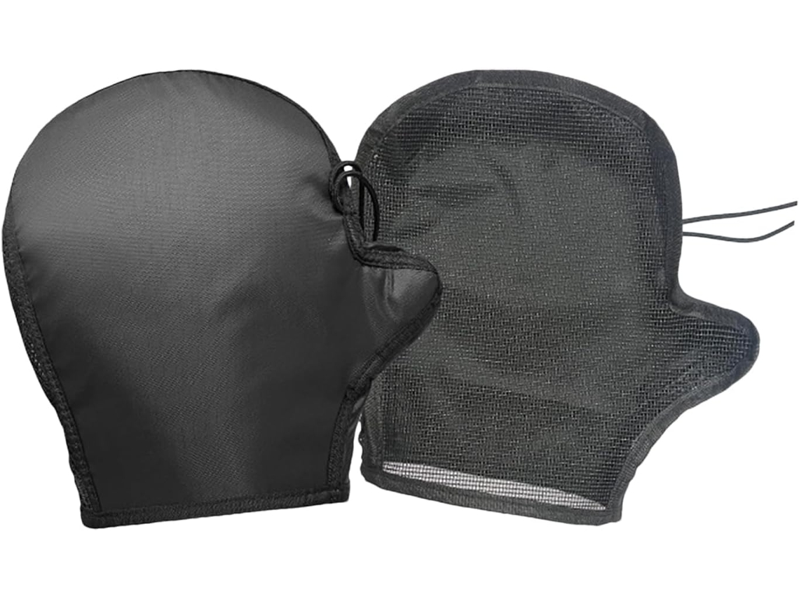 Capacete Luvas para motociclistas com proteção UV, isolamento térmico e ventilação.