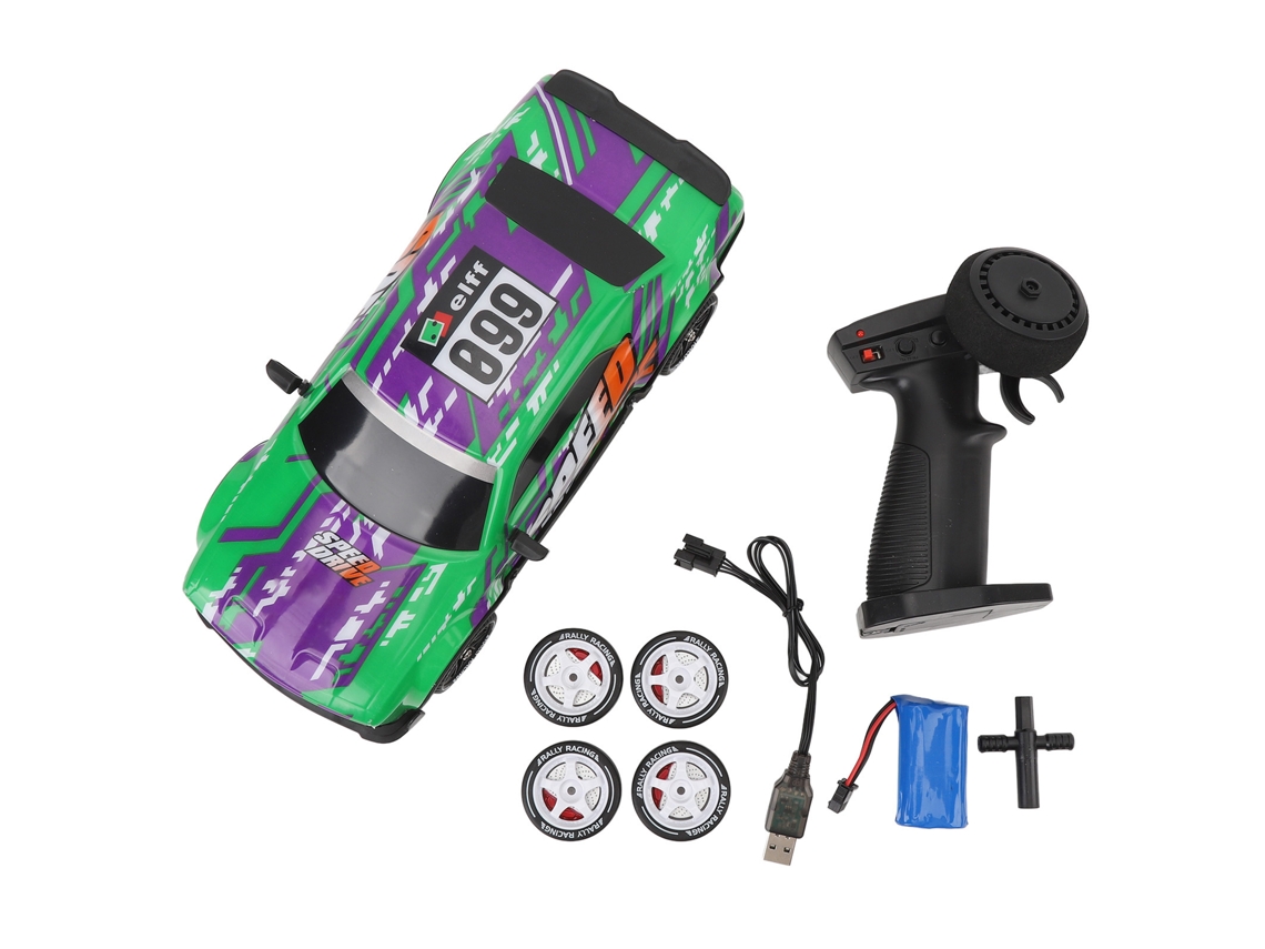 Carro Business de Controle Remoto Drift 2.4GHz 1/16 Velocidade Alta para Crianças