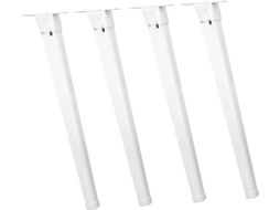 Suportes Dobráveis Para Mesa, 4 Peças, Resistentes, Com Altura Ajustável, Fáceis De Instalar.