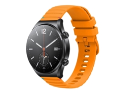 Pulseira De Silicone De 22 Mm Com Costura Ondulada Em Pontos.