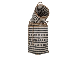 Cestas Set 3 U BY SIGRIS Natural Da Seagrass-Alga Sea 59X43X43Cm Brown