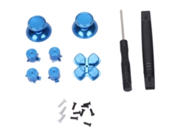 Botões Abxy de alumínio, para Playstation 5, CHABERLU