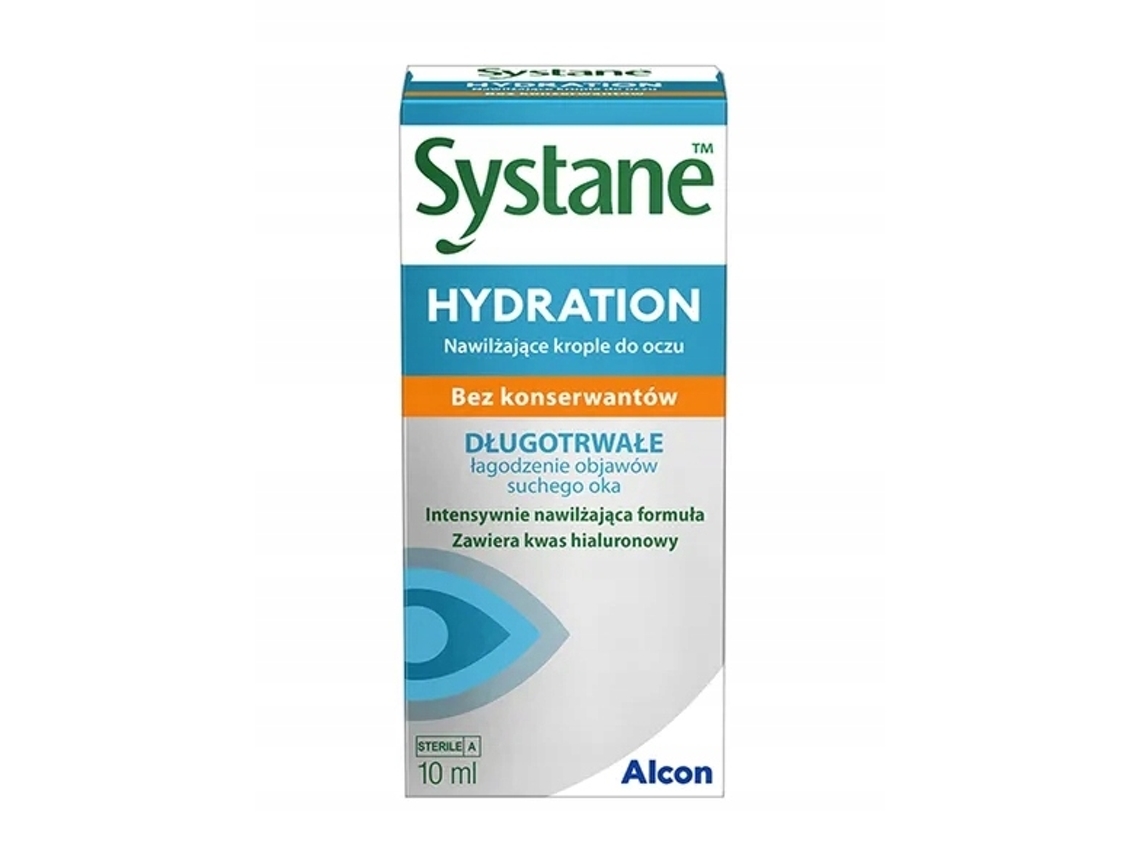 Systane Hydration, Colírio Sem Conservantes Para Os Olhos, 10 Ml Alcon