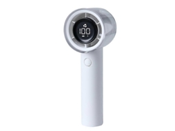 Mini ventilador de mesa com visor digital, usb, branco, 62x52x155mm BRILVIBERA