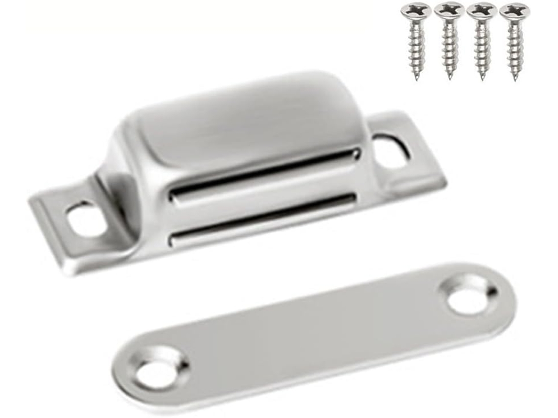 Fecho Magnético Para Porta De Armário Em Aço Inoxidável, Trava Para Porta De Correr Guarda Roupa, Trava De Segurança