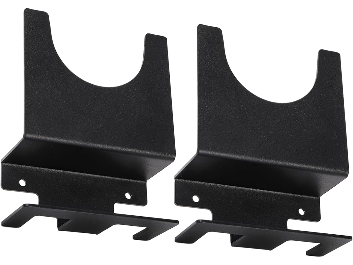 Suporte Compacto Para Esmerilhadeira – Porta-ferramentas Para Armazenamento, Estrutura De Aço Com Organizador Duplo.